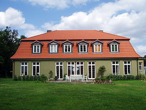 nach der Fertigstellung des Hauses